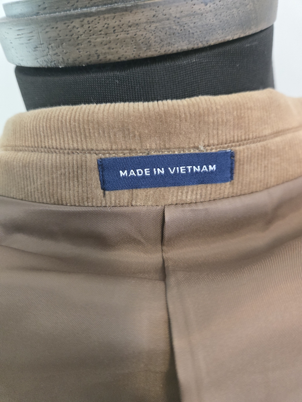 Stafford Men's Tan Corduroy Sport Coat 46R Classic Fit - Picture 11 of 14